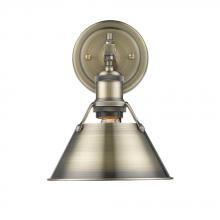  3306-BA1 AB-AB - Orwell 1-Light Bath Vanity in Aged Brass